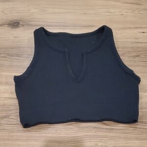 Black Sleeveless Women's Top
